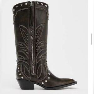 Women's Black Western Boots